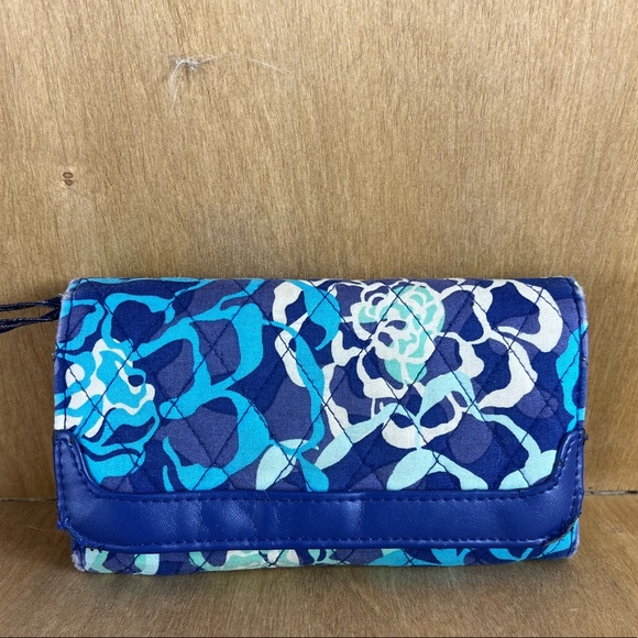 Vera Bradley "Katalina Blues" Bag and Wallet Combo - Picture 9 of 13